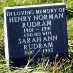 Henry & Sarah Rudram